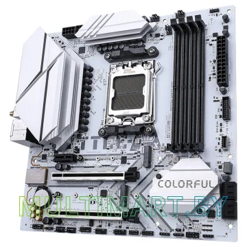 Материнская плата Colorful BATTLE-AX B650M-WHITE WIFI V14 картинка 3